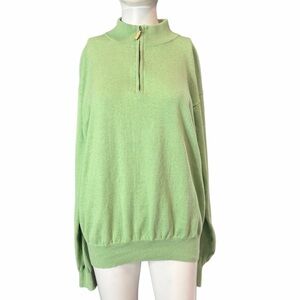 Peter Millar Green Women's Cashmere Sweater Size Large